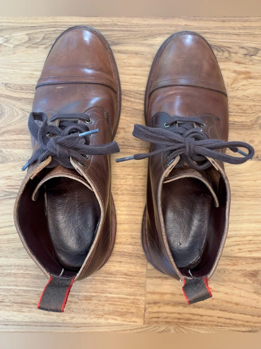 Allen Edmonds Patton Weatherproof Cap-Toe Boots Brown Chromexcel